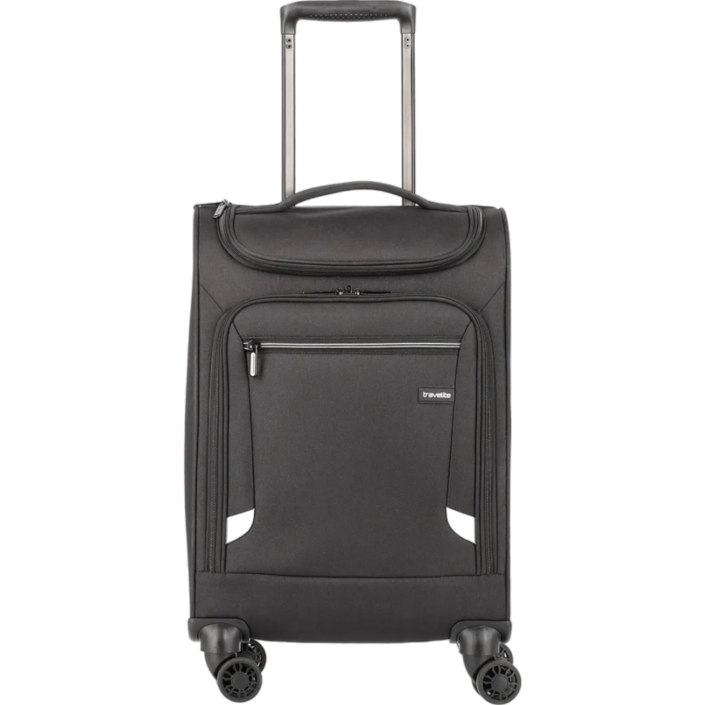 Travelite Cabin 2-Rollen-Bordtrolley 55 cm -Schwarz KOFFER-PLUS.COM