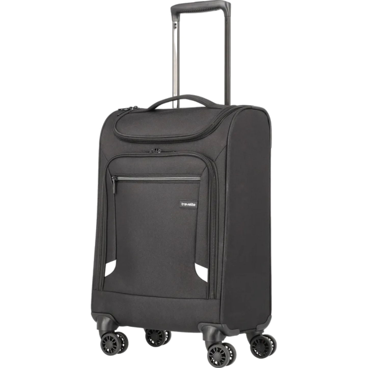 Travelite Cabin 2-Rollen-Bordtrolley 55 cm -Schwarz KOFFER-PLUS.COM