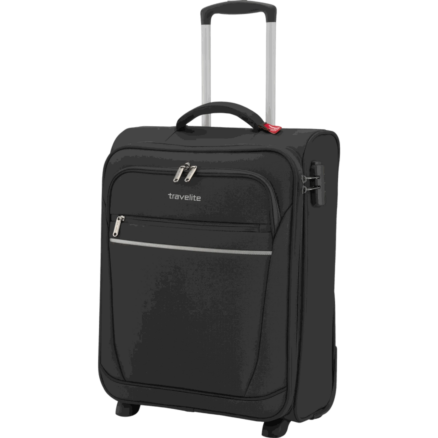 Travelite Cabin  2-Rollen-Bordtrolley 52 cm -Schwarz KOFFER-PLUS.COM