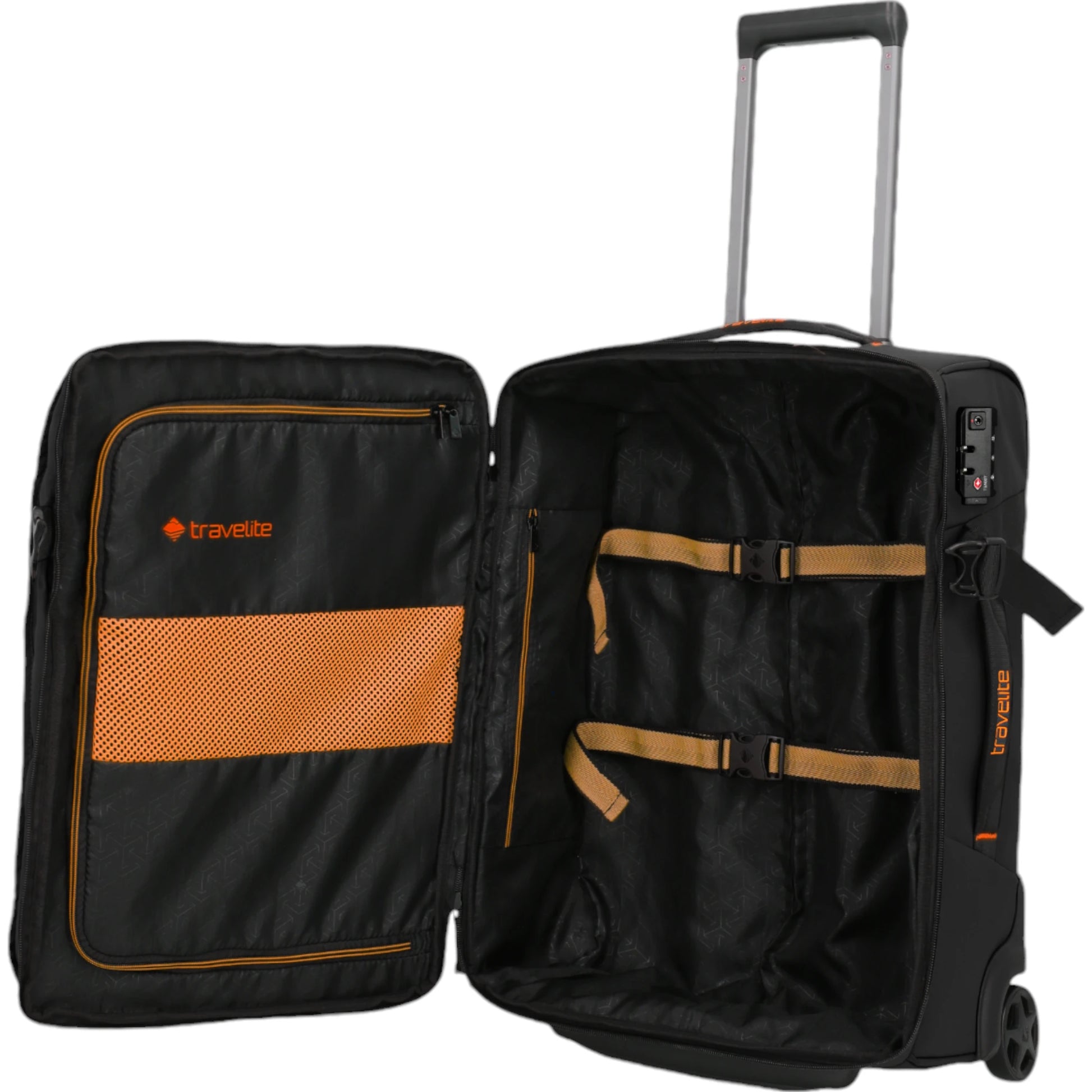 Travelite Briize Rollenreisetasche S 55 cm -Schwarz KOFFER-PLUS.COM