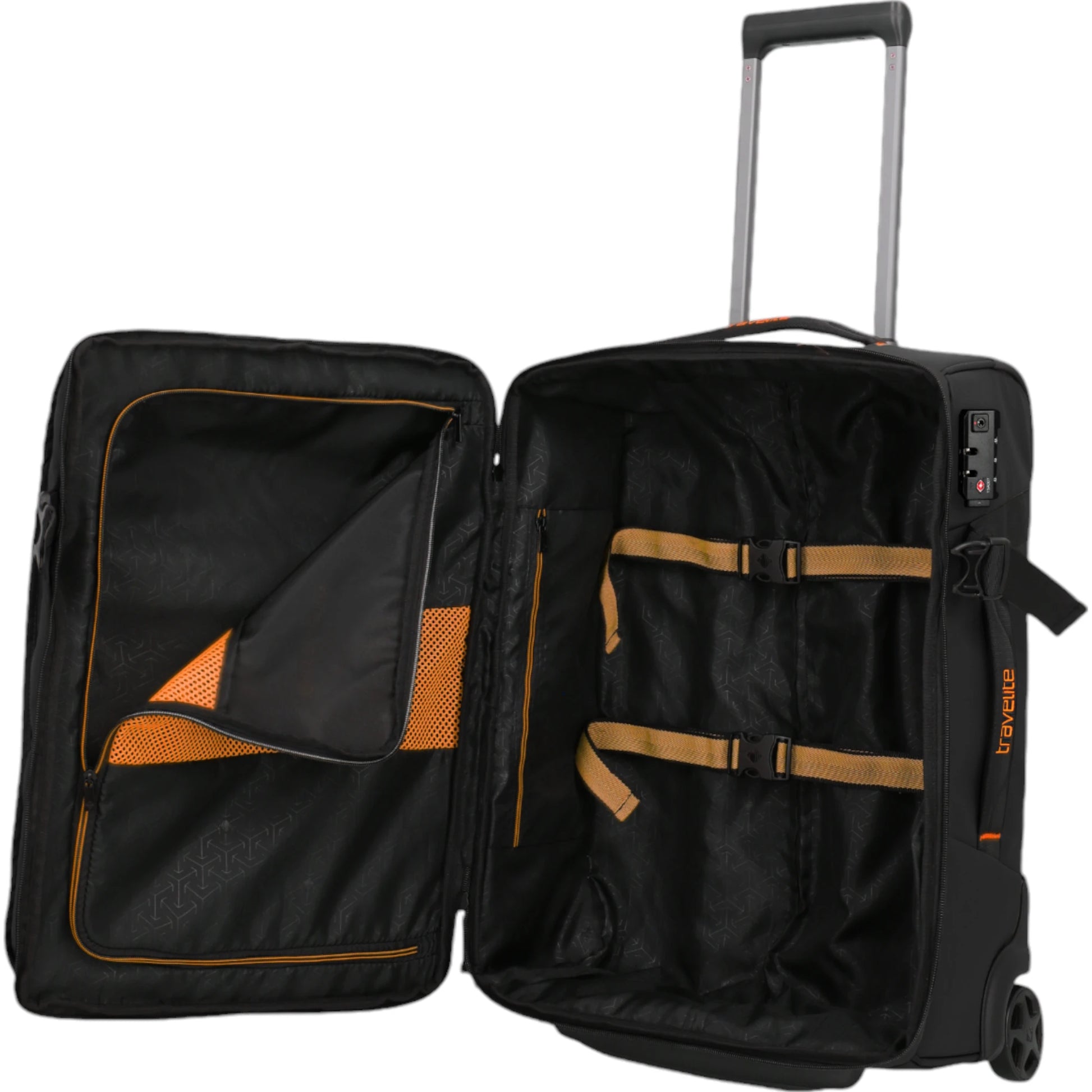 Travelite Briize Rollenreisetasche S 55 cm -Schwarz KOFFER-PLUS.COM