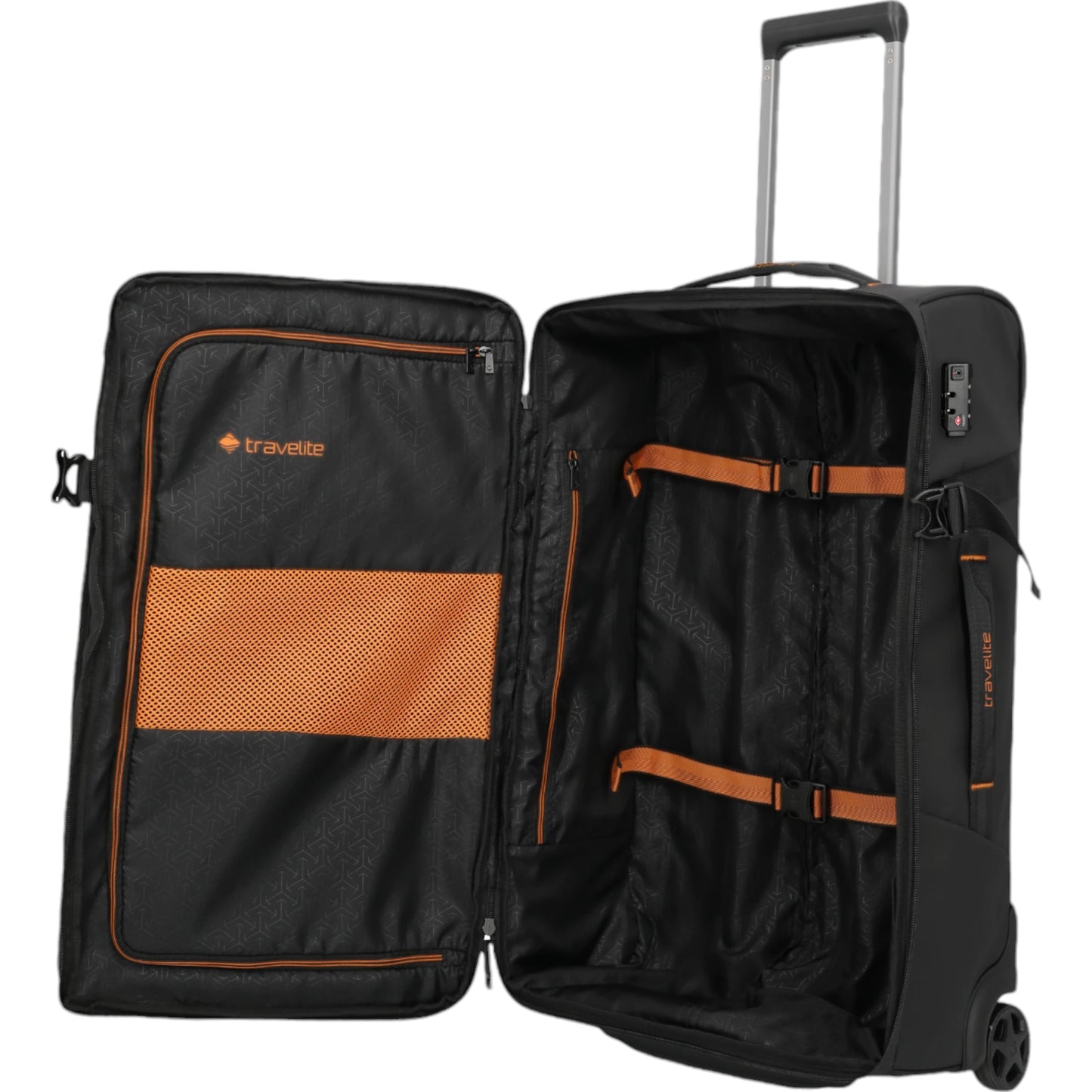 Travelite Briize Rollenreisetasche M 67 cm -Schwarz KOFFER-PLUS.COM