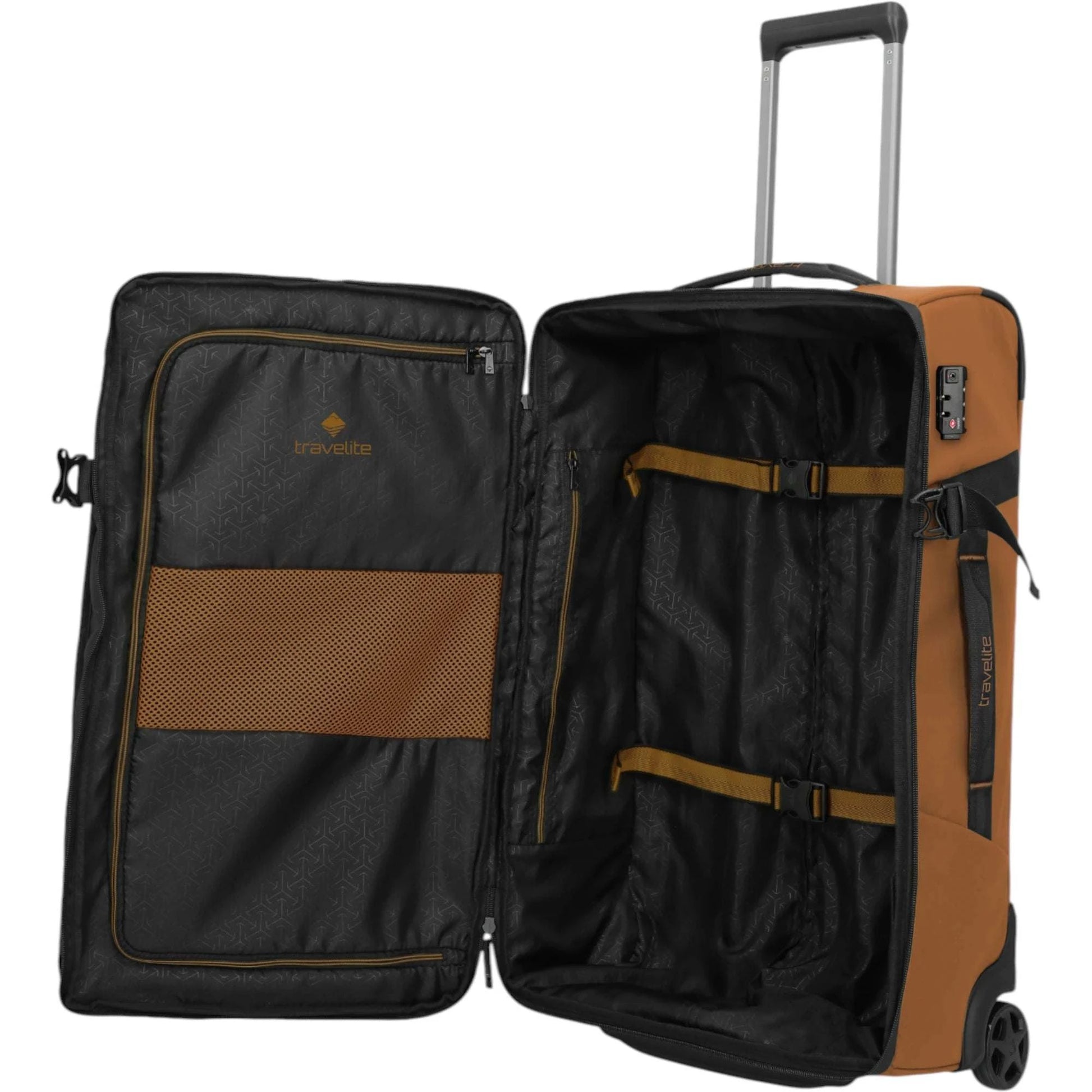 Travelite Briize Rollenreisetasche M 67 cm -Curry KOFFER-PLUS.COM