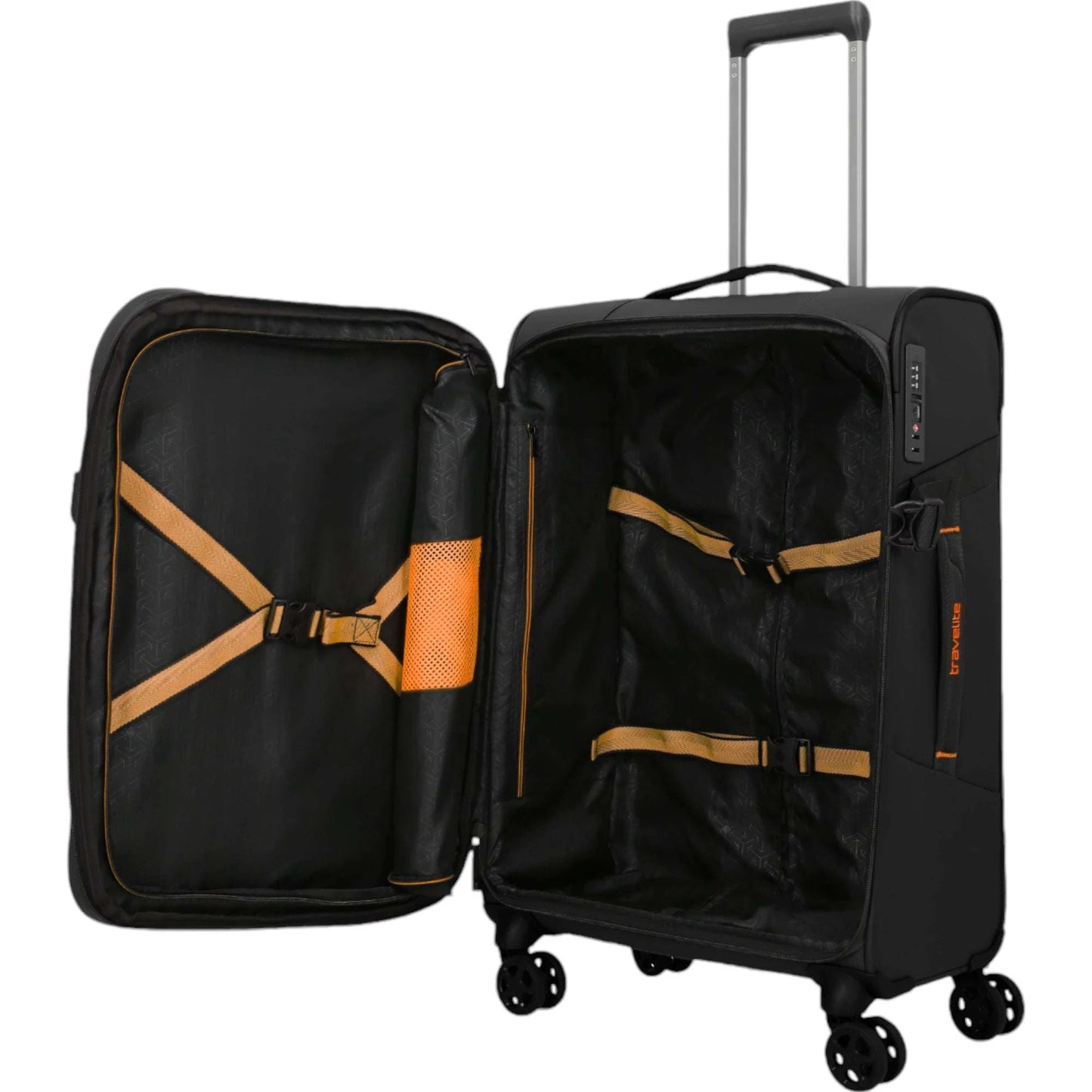 Travelite Briize 4-Rollen-Trolley M 67 cm -Schwarz KOFFER-PLUS.COM