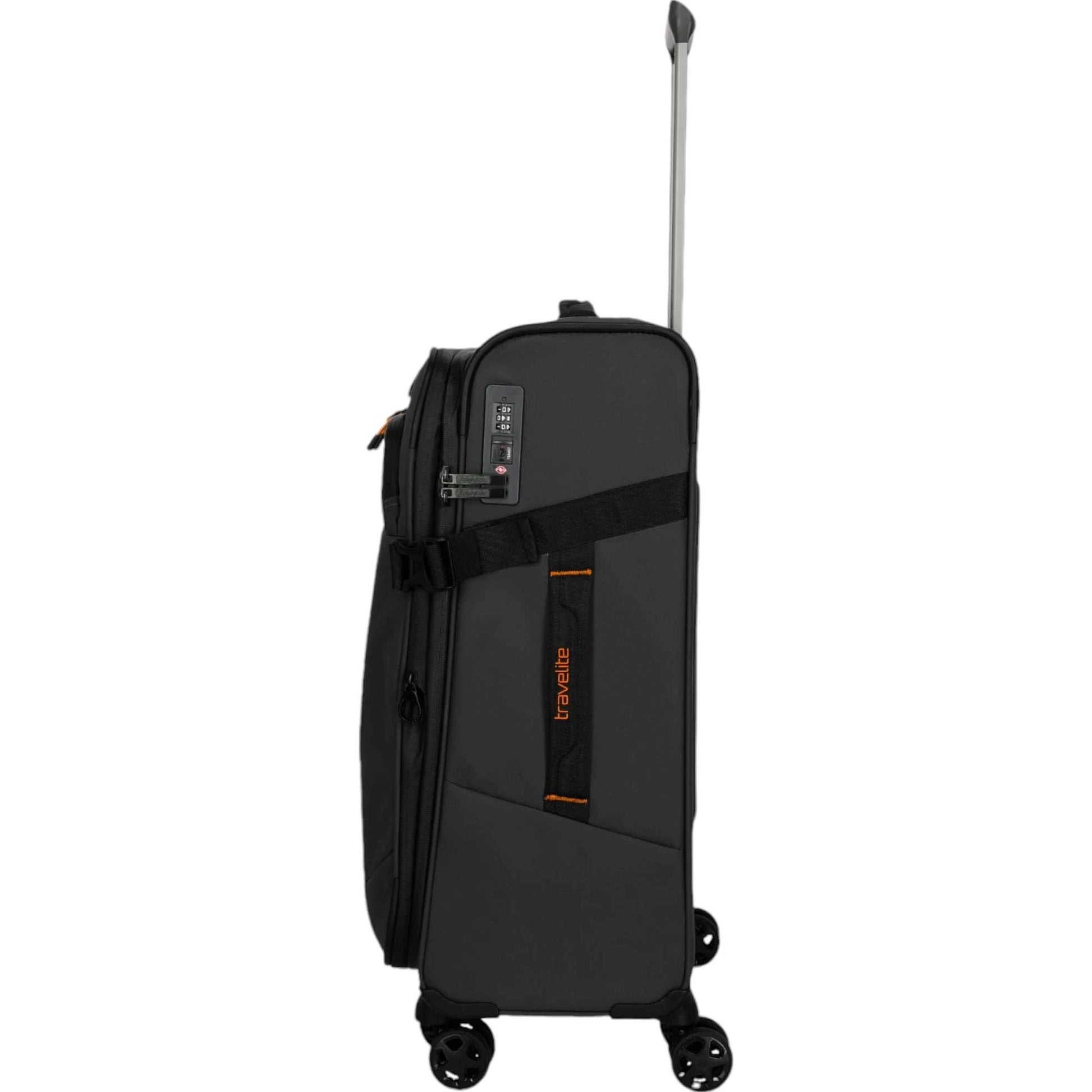 Travelite Briize 4-Rollen-Trolley M 67 cm -Schwarz KOFFER-PLUS.COM