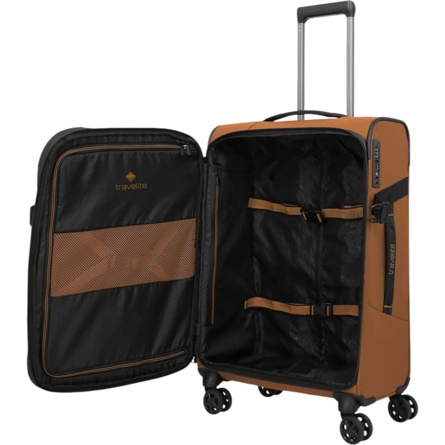 Travelite Briize 4-Rollen-Trolley M 67 cm -Curry KOFFER-PLUS.COM