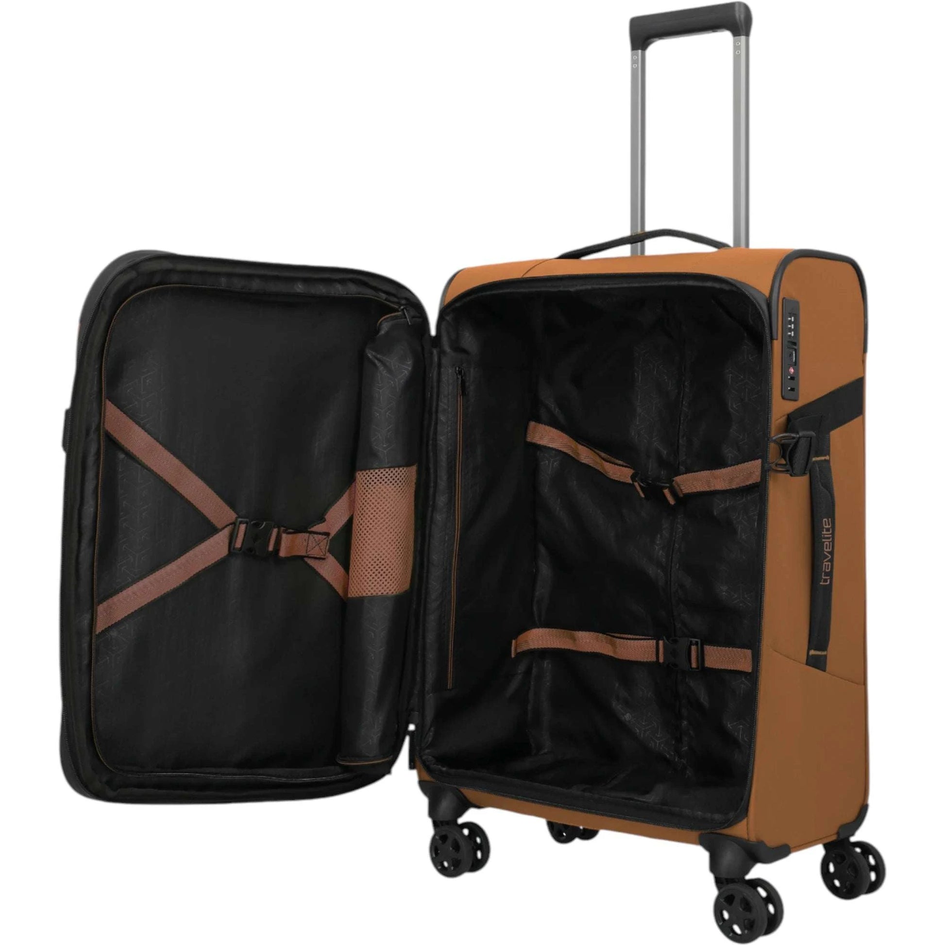 Travelite Briize 4-Rollen-Trolley M 67 cm -Curry KOFFER-PLUS.COM