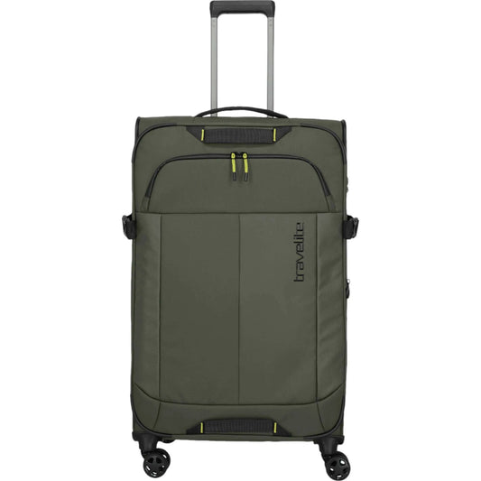 Travelite Briize 4-Rollen-Trolley L 78 cm -Khaki KOFFER-PLUS.COM