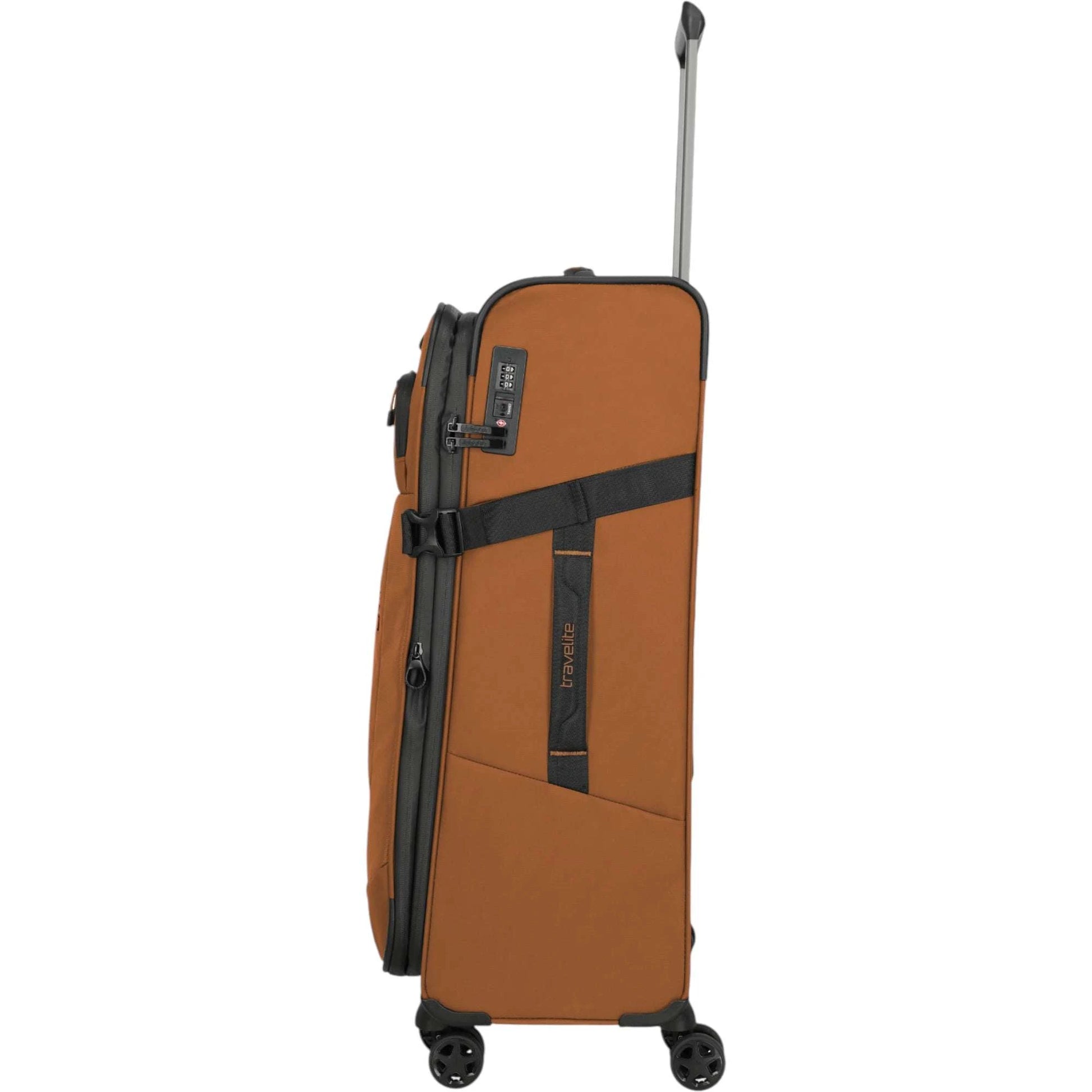 Travelite Briize 4-Rollen-Trolley L 78 cm -Curry KOFFER-PLUS.COM
