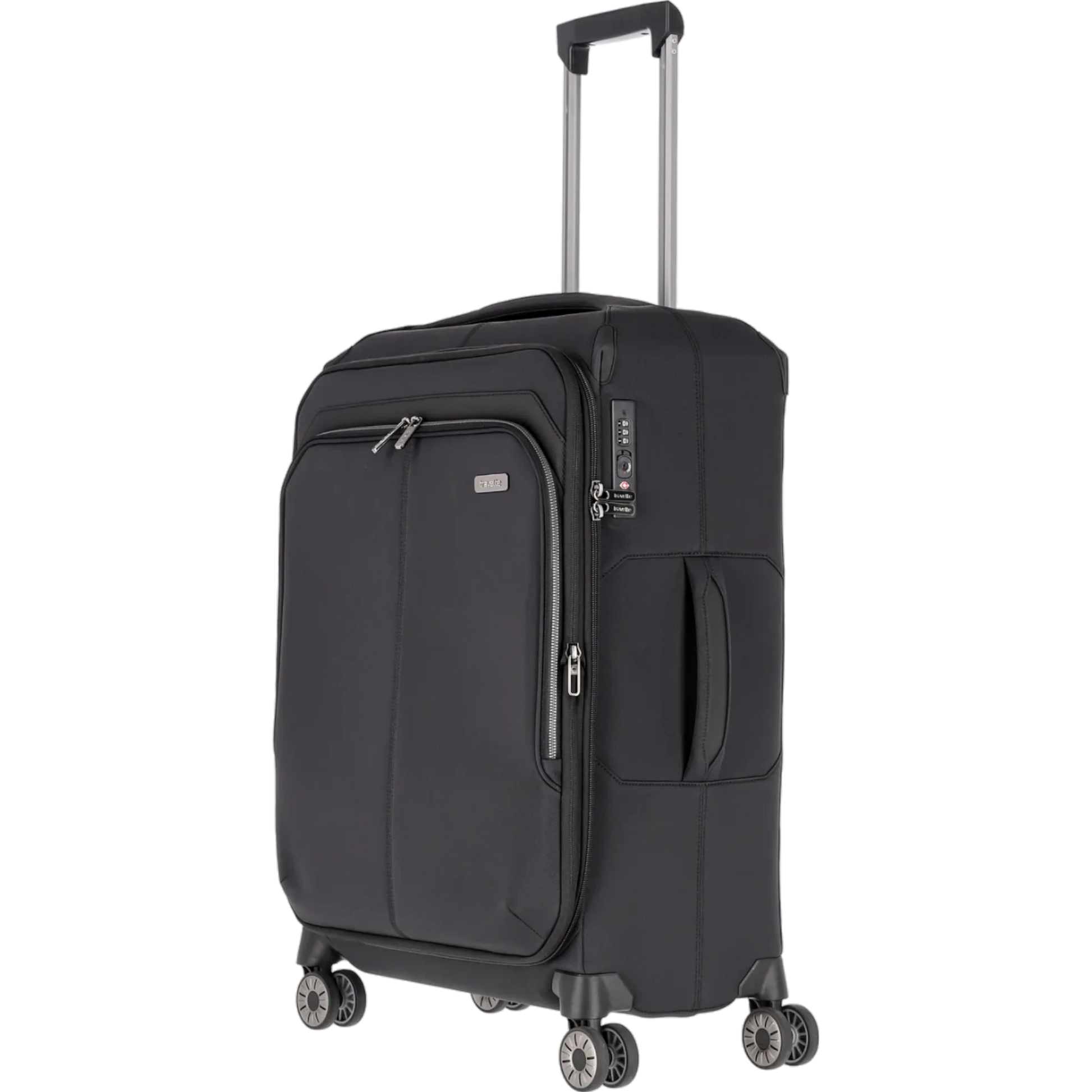 Travelite Priima  4-Rollen-Trolley 68 cm -Schwarz KOFFER-PLUS.COM