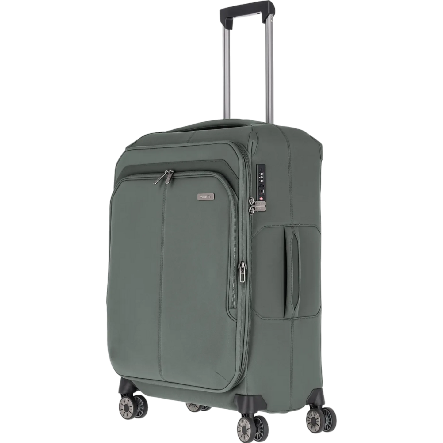 Travelite Priima  4-Rollen-Trolley 68 cm -Oliv KOFFER-PLUS.COM