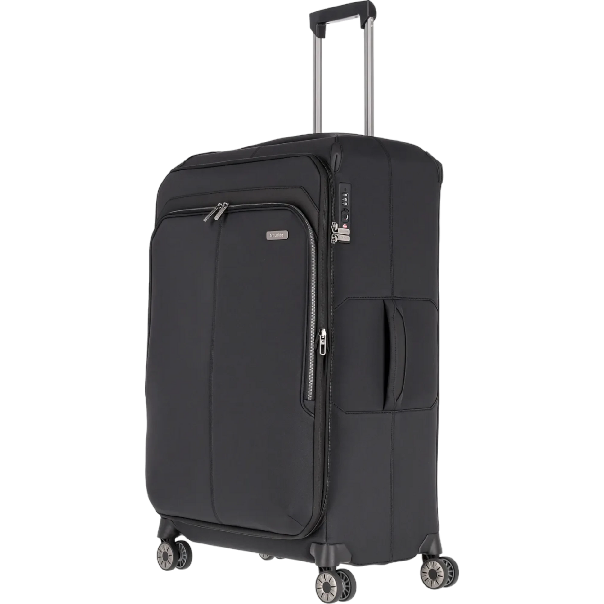 Travelite Priima  4-Rollen-Trolley 79 cm -Schwarz KOFFER-PLUS.COM