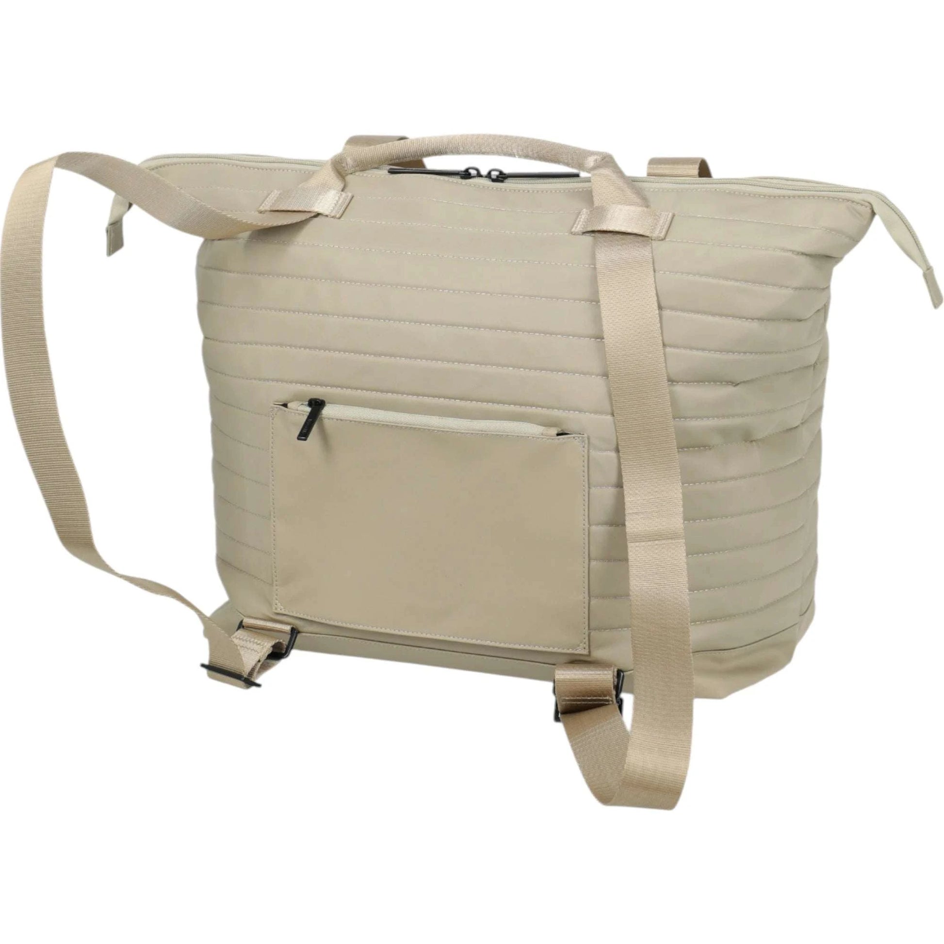 Travelite Barbara Stepp Shopper mit Rucksackfunktion 44 cm -satin nude KOFFER-PLUS.COM