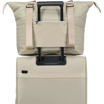 Travelite Barbara Stepp Shopper mit Rucksackfunktion 44 cm -satin nude KOFFER-PLUS.COM