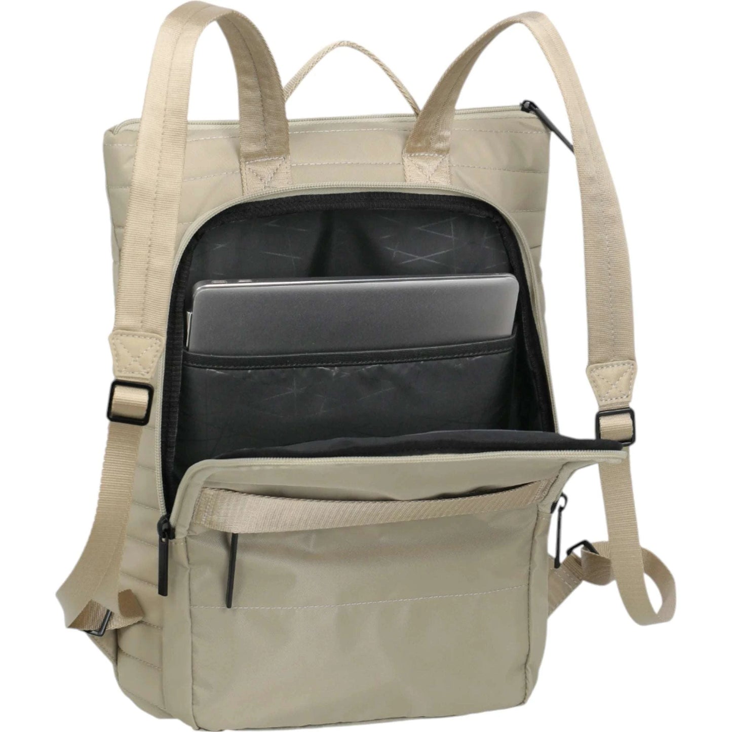Travelite Barbara Stepp Rucksack 39 cm -satin nude KOFFER-PLUS.COM