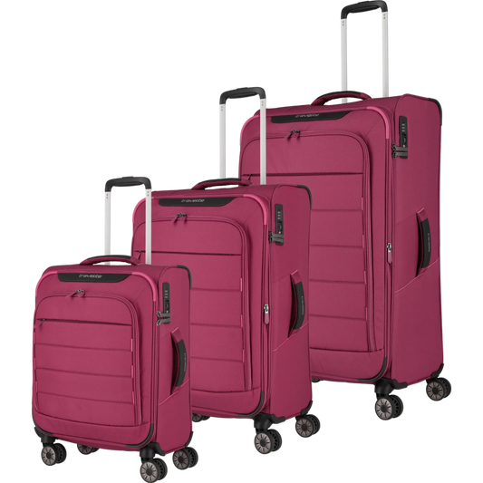 Travelite Skaii  4-Rollen Kofferset 3tlg. L/M/S -Abendrot KOFFER-PLUS.COM