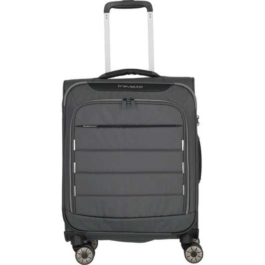 Travelite Skaii  4-Rollen Kabinentrolley S 55 cm -Gipfelgrau KOFFER-PLUS.COM