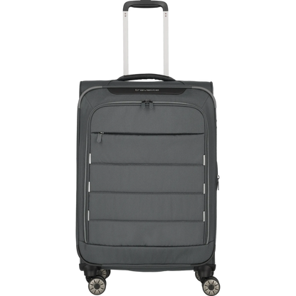 Travelite Skaii  4-Rollen Trolley M 67 cm -Gipfelgrau KOFFER-PLUS.COM