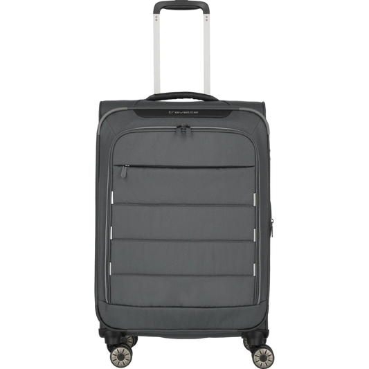 Travelite Skaii  4-Rollen Trolley M 67 cm -Gipfelgrau KOFFER-PLUS.COM