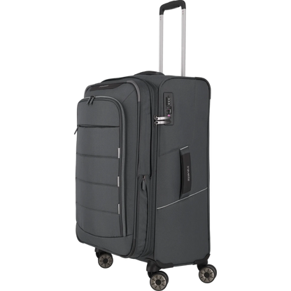 Travelite Skaii  4-Rollen Trolley M 67 cm -Gipfelgrau KOFFER-PLUS.COM