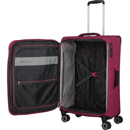 Travelite Skaii  4-Rollen Trolley M 67 cm -Abendrot KOFFER-PLUS.COM