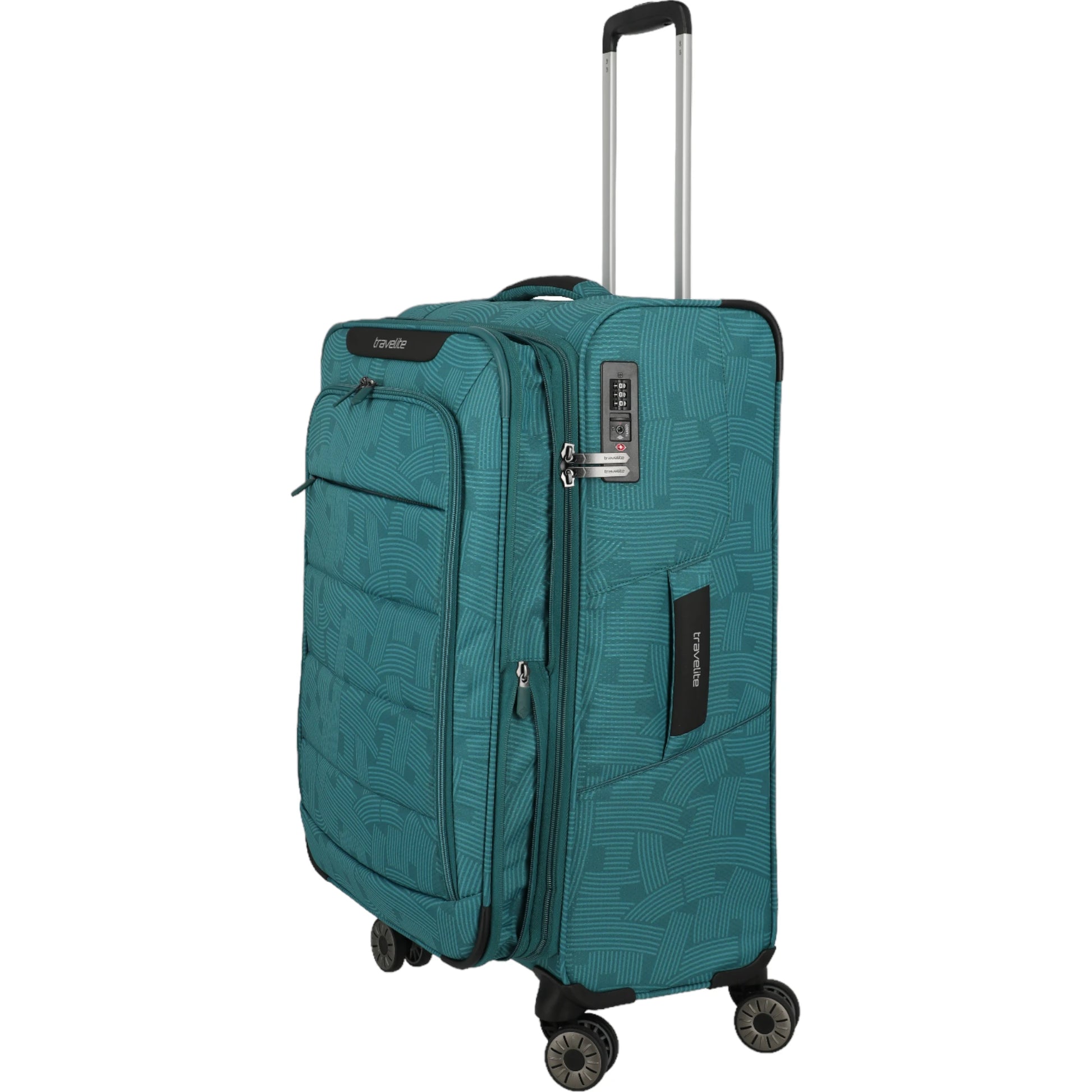 Travelite Skaii 4-Rollen Kofferset 4tlg. L/M/S + Weekender -Petrol KOFFER-PLUS.COM