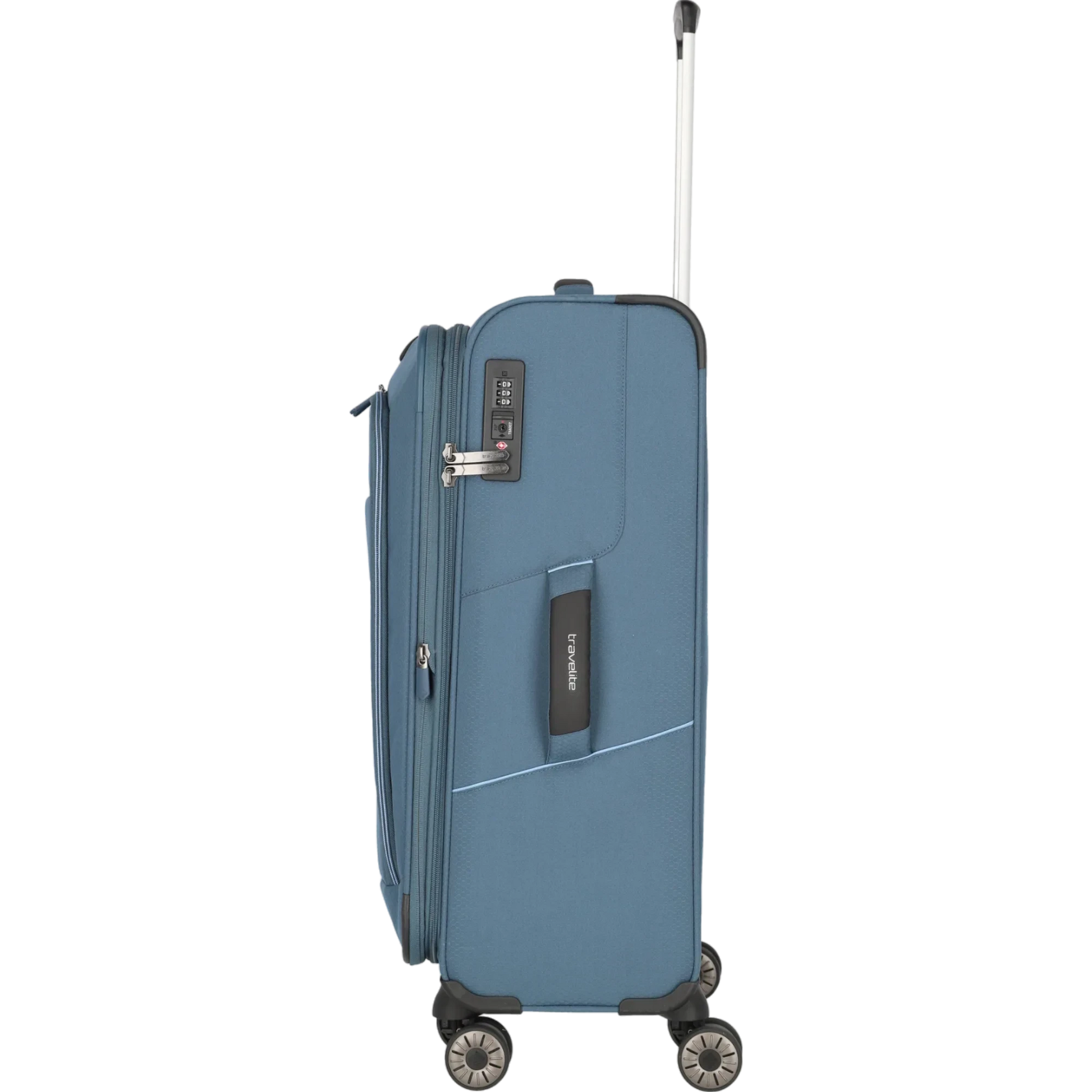 Travelite Skaii  4-Rollen Trolley M 67 cm -Panoramablau KOFFER-PLUS.COM