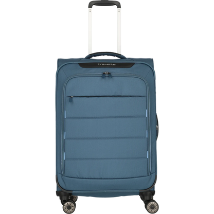 Travelite Skaii  4-Rollen Trolley M 67 cm -Panoramablau KOFFER-PLUS.COM