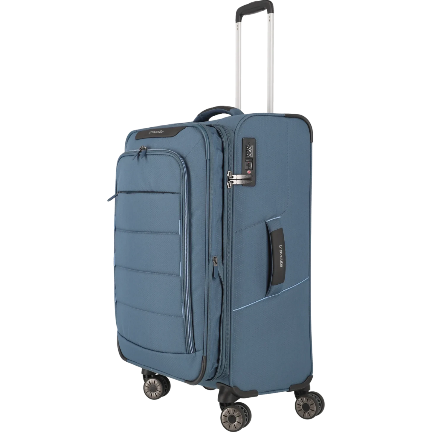 Travelite Skaii  4-Rollen Trolley M 67 cm -Panoramablau KOFFER-PLUS.COM