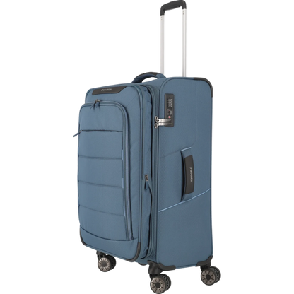 Travelite Skaii  4-Rollen Trolley M 67 cm -Panoramablau KOFFER-PLUS.COM