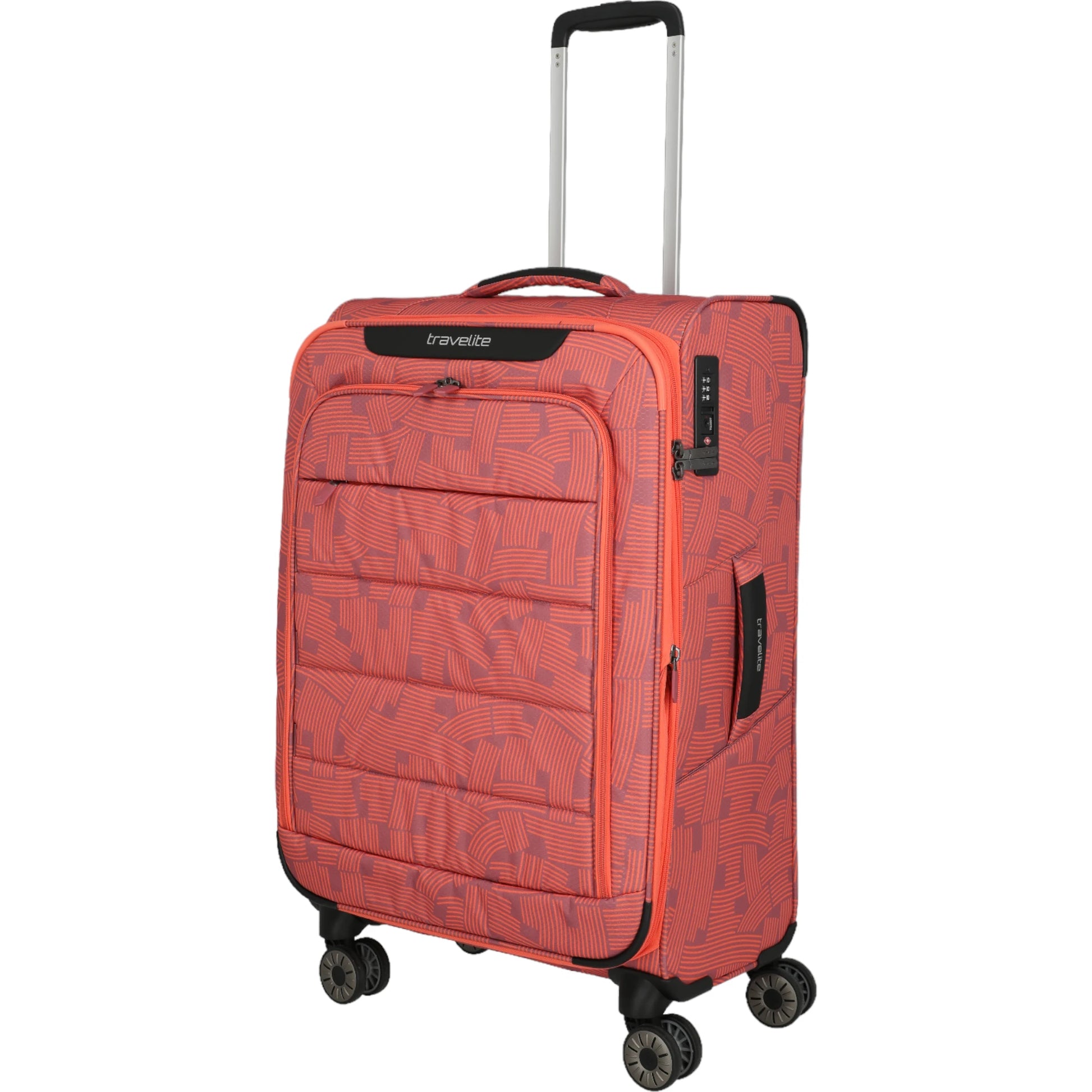 Travelite Skaii 4-Rollen Kofferset 4tlg. L/M/S + Weekender -Peach KOFFER-PLUS.COM