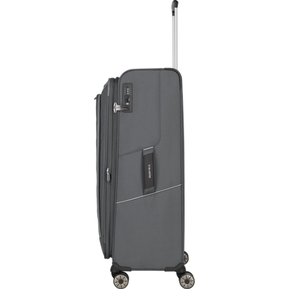 Travelite Skaii  4-Rollen Trolley L 78 cm -Gipfelgrau KOFFER-PLUS.COM