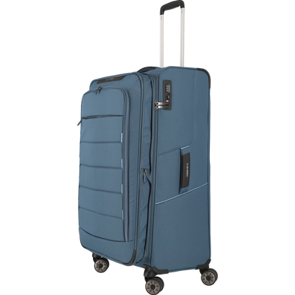 Travelite Skaii  4-Rollen Trolley L 78 cm -Panoramablau KOFFER-PLUS.COM