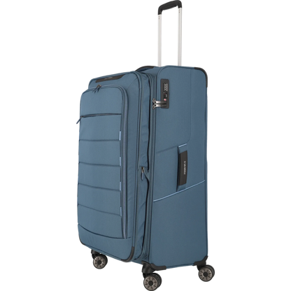 Travelite Skaii  4-Rollen Trolley L 78 cm -Panoramablau KOFFER-PLUS.COM