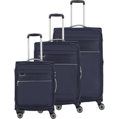 Travelite Miigo 4-Rollen Kofferset 3tlg. L/M/S -Tiefseeblau