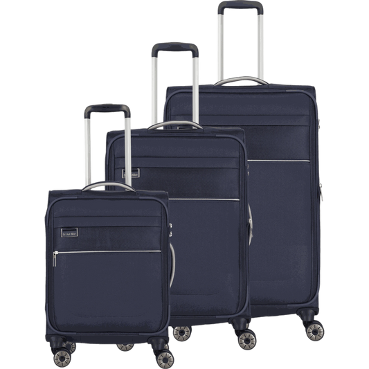 Travelite Miigo 4-Rollen Kofferset 3tlg. L/M/S -Tiefseeblau