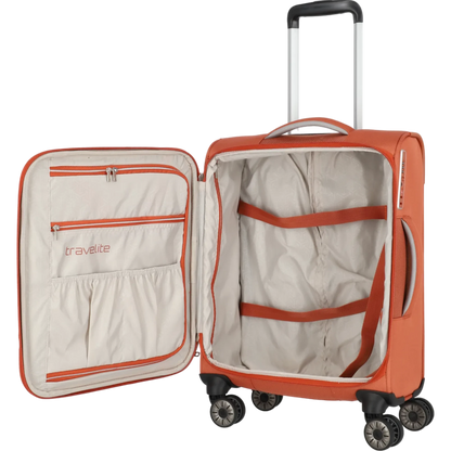 Travelite Miigo 4-Rollen-Bordtrolley S 55 cm -Safran KOFFER-PLUS.COM