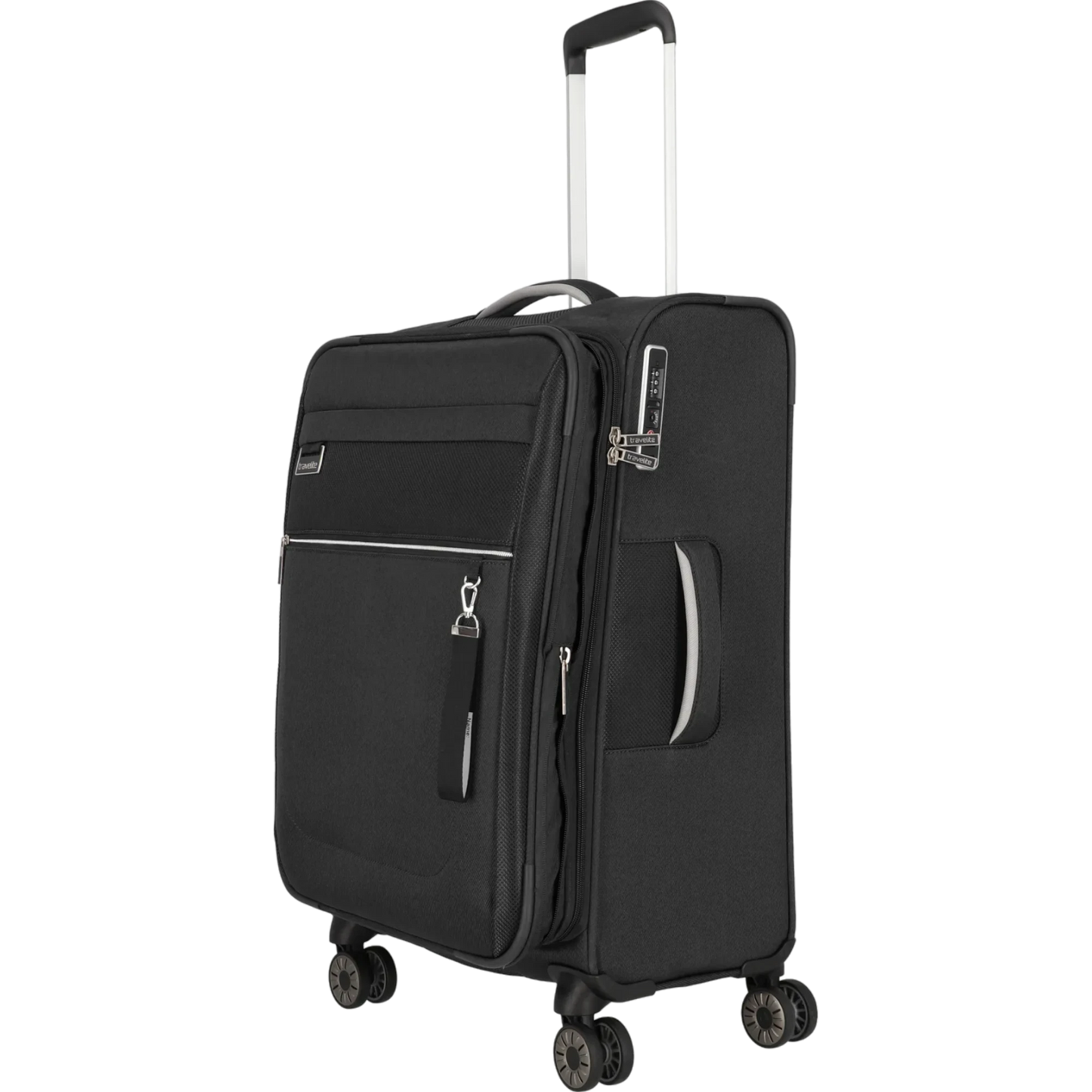 Travelite Miigo 4-Rollen-Trolley M 67 cm -Nachtschwarz KOFFER-PLUS.COM