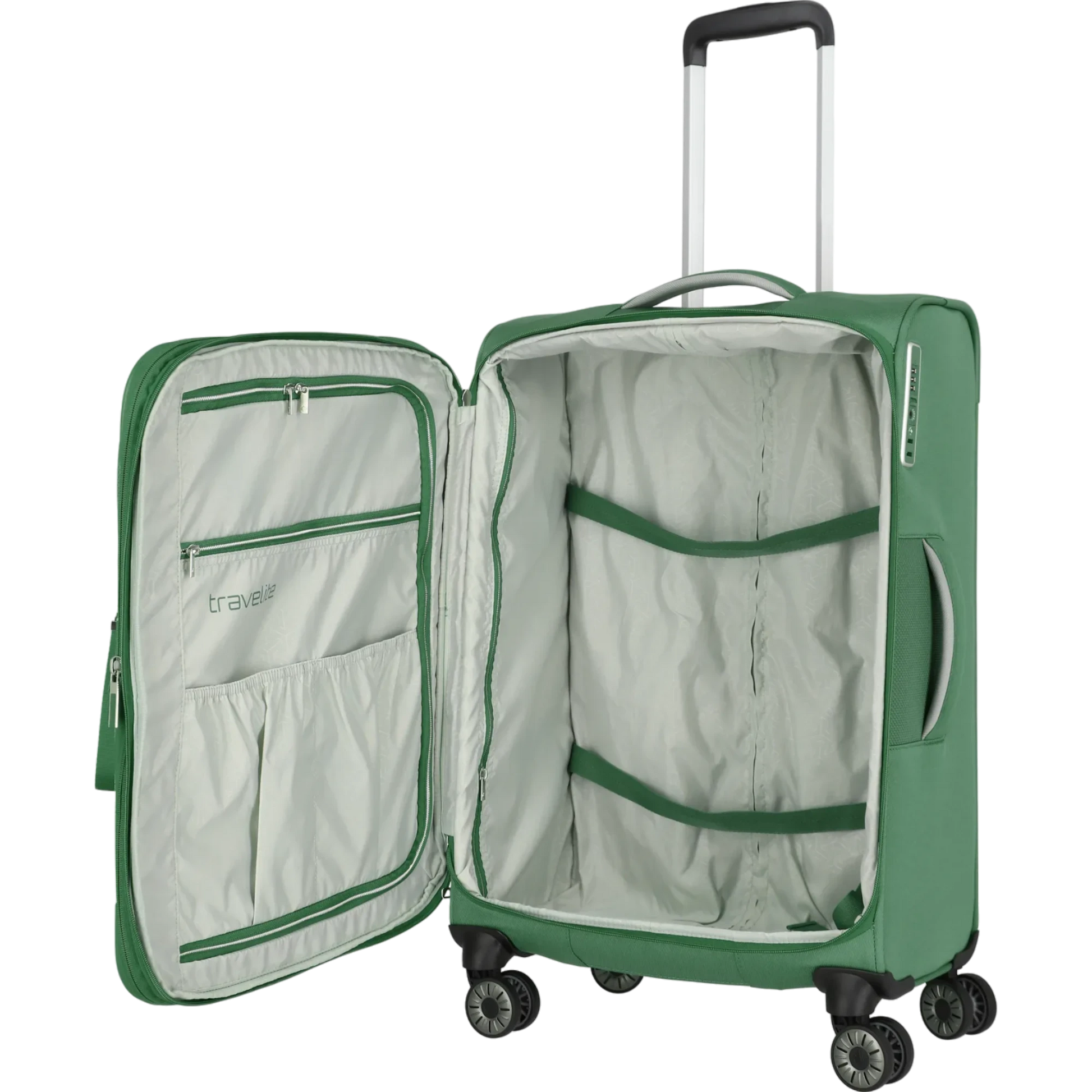 Travelite Miigo 4-Rollen-Trolley M 67 cm -Matcha KOFFER-PLUS.COM