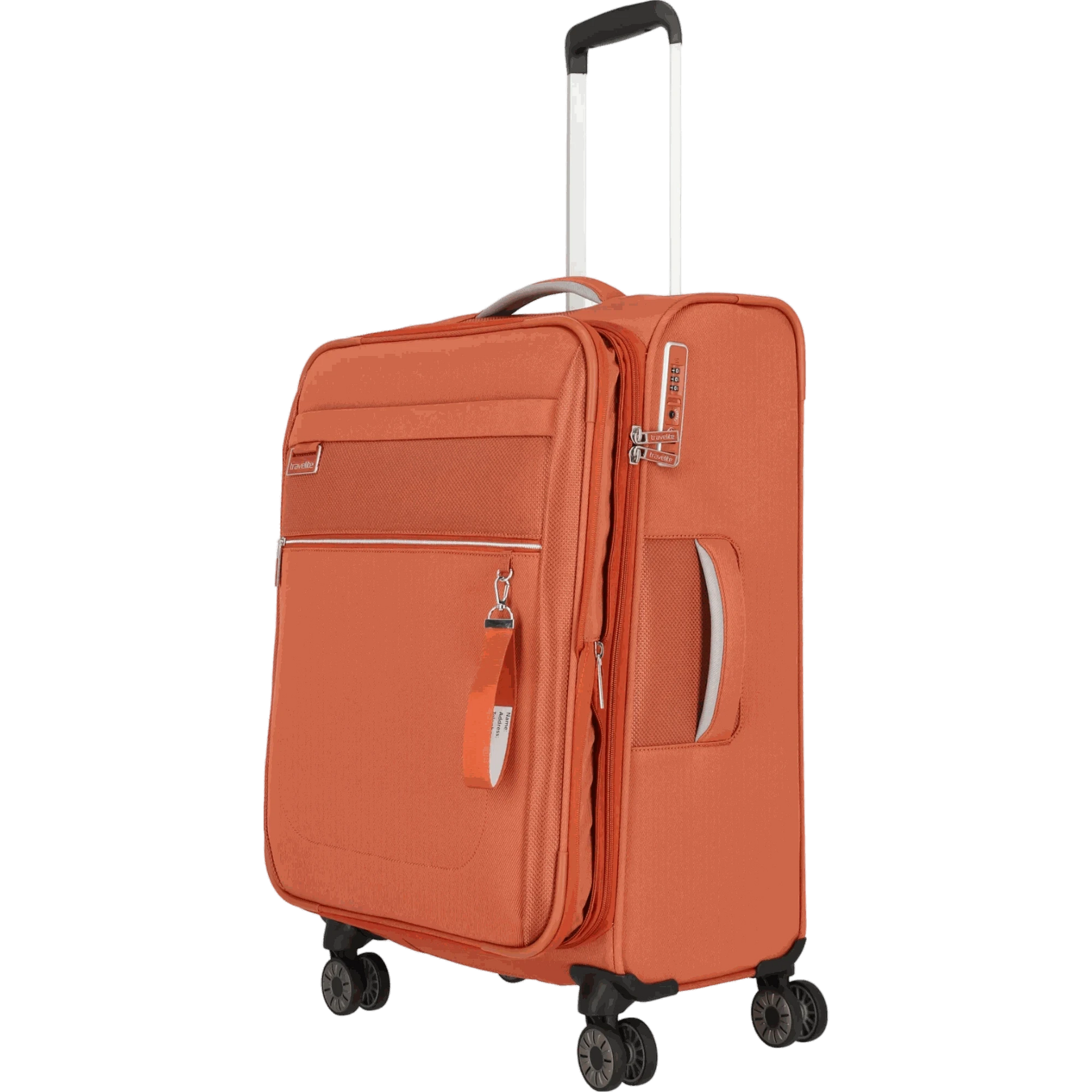 Travelite Miigo 4-Rollen-Trolley M 67 cm -Safran KOFFER-PLUS.COM