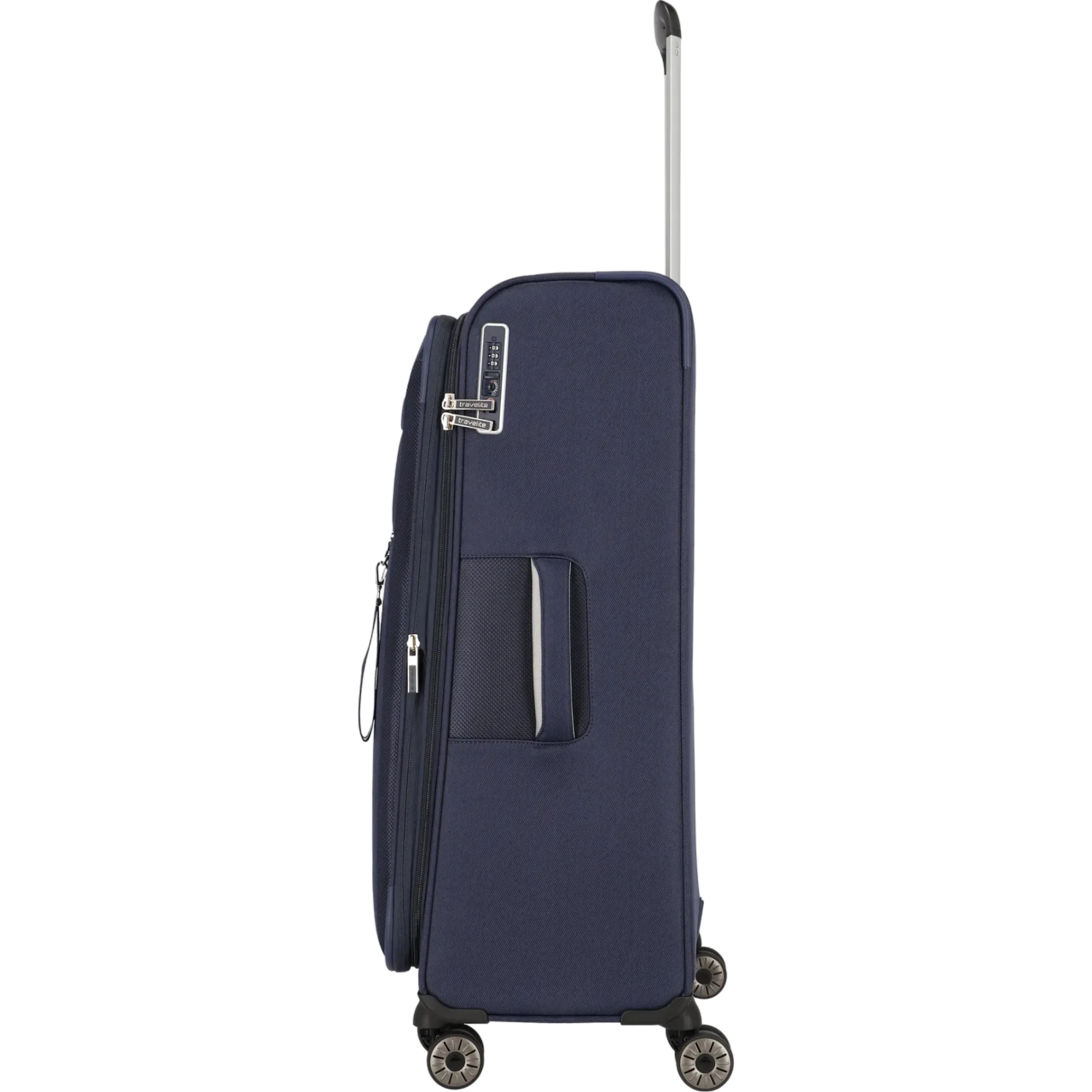 Travelite Miigo 4-Rollen Kofferset 4tlg. L/M/S + Bordtasche -Tiefseebl KOFFER-PLUS.COM