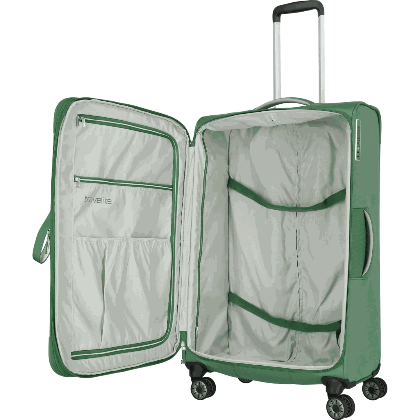 Travelite Miigo 4-Rollen Kofferset 4tlg. L/M/S + Bordtasche -Matcha KOFFER-PLUS.COM