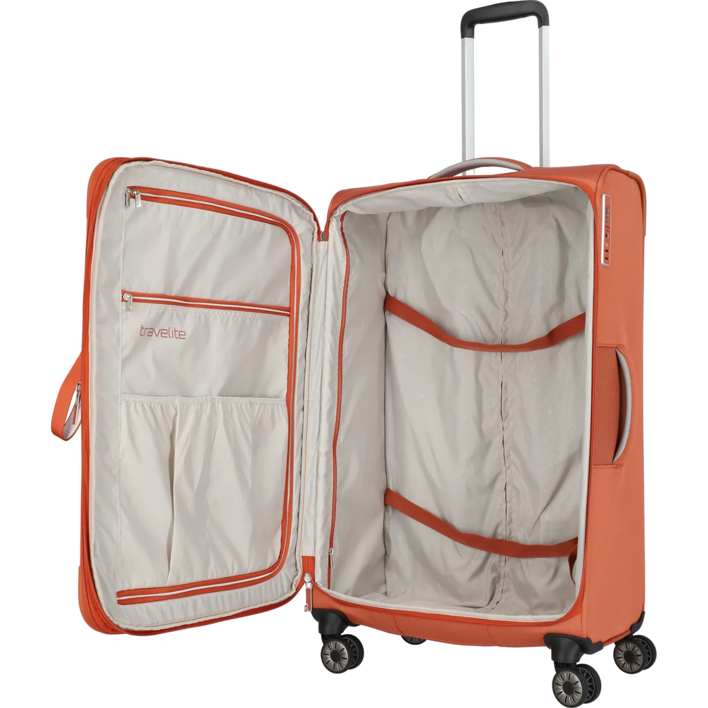 Travelite Miigo 4-Rollen-Trolley L 77 cm -Safran KOFFER-PLUS.COM