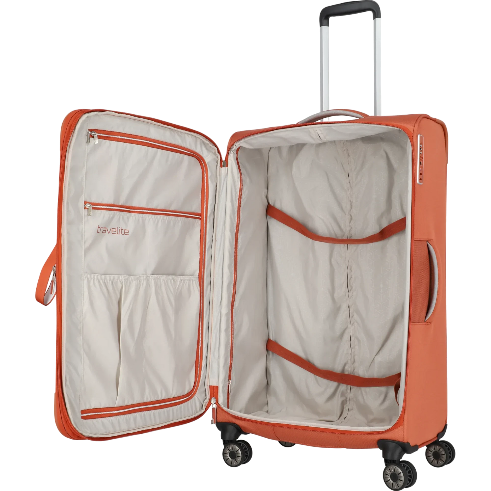 Travelite Miigo 4-Rollen-Trolley L 77 cm -Safran KOFFER-PLUS.COM