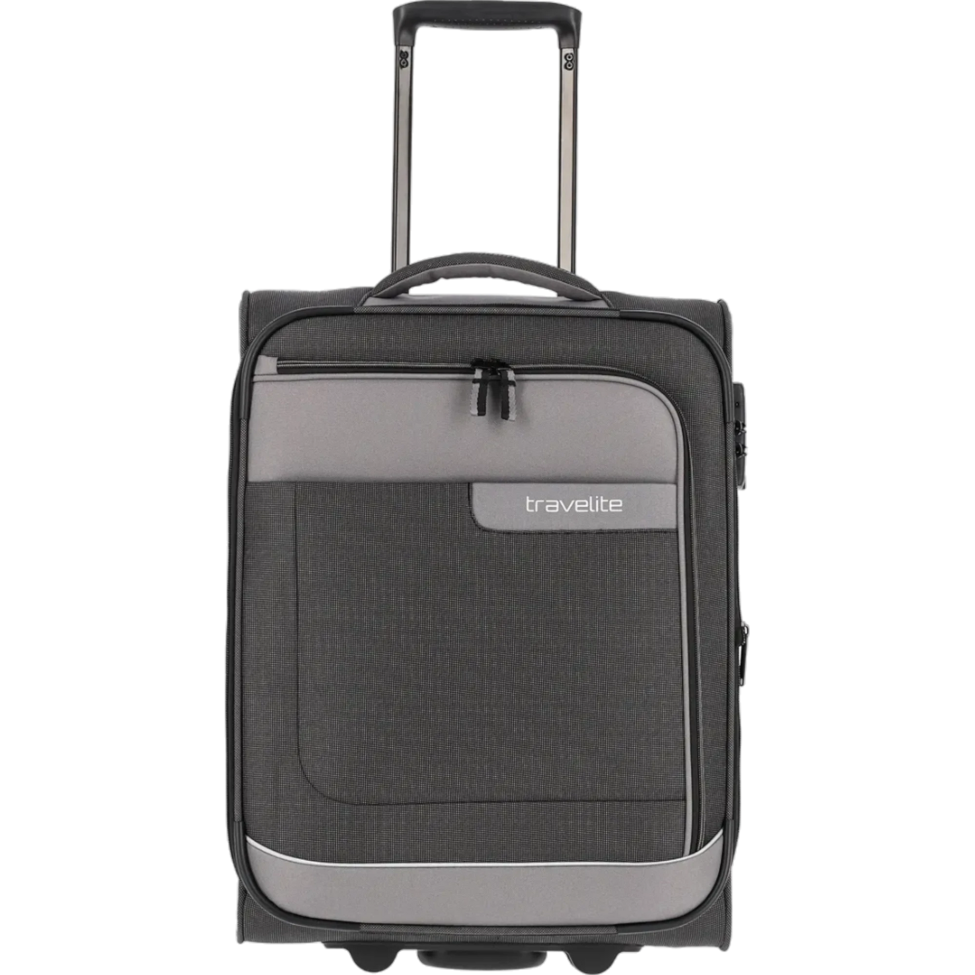 Travelite Viia  2-Rollen-Kabinentrolley S 55 cm -Schiefer KOFFER-PLUS.COM