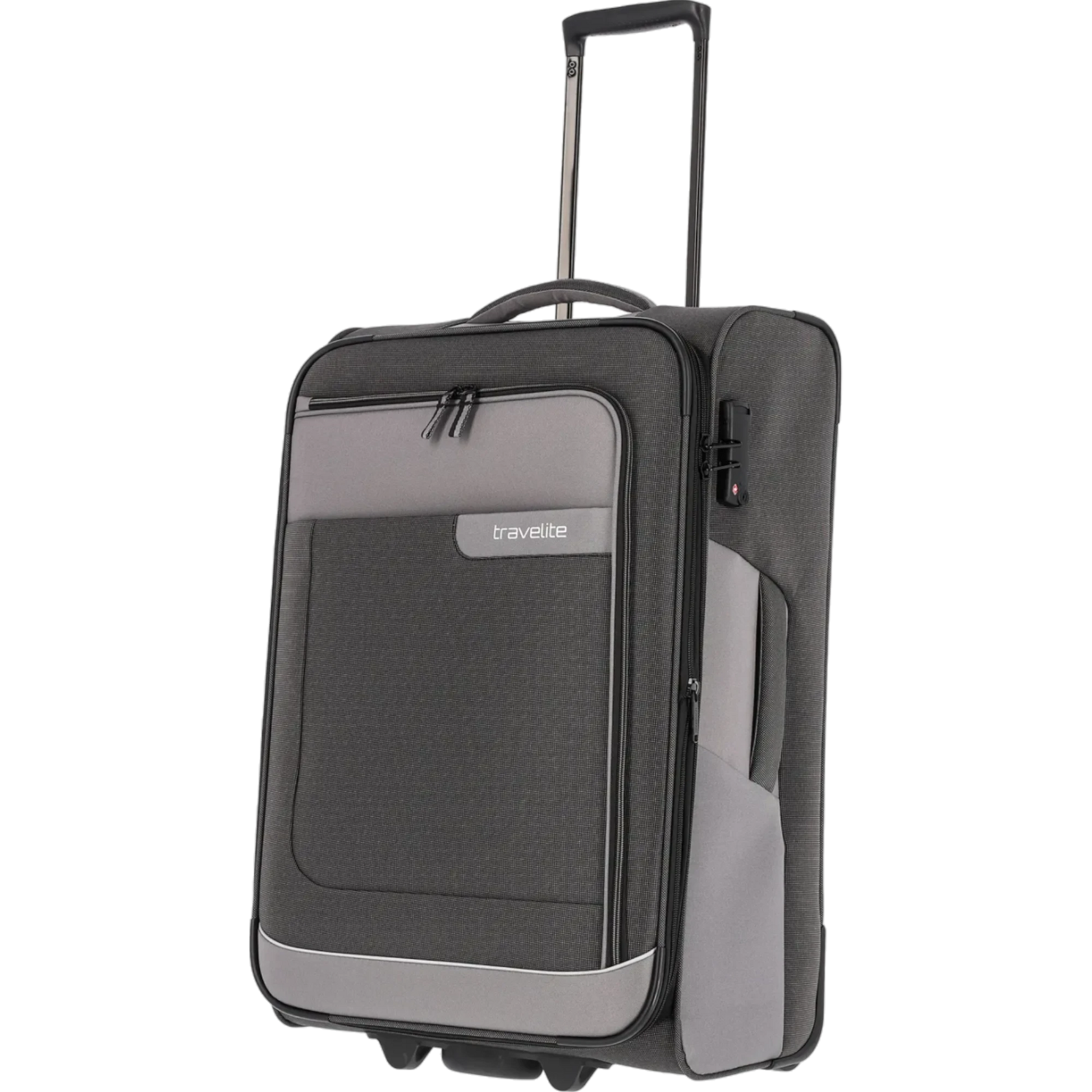 Travelite Viia  2-Rollen-Trolley M 67 cm -Schiefer KOFFER-PLUS.COM