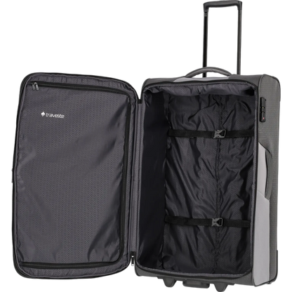 Travelite Viia  2-Rollen Kofferset 3tlg, L/M/S -Schiefer KOFFER-PLUS.COM