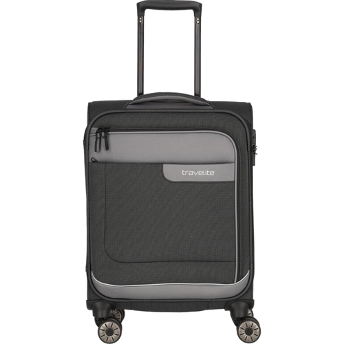 Travelite Viia  4-Rollen Handgepäck Trolley S 55 cm -Schiefer