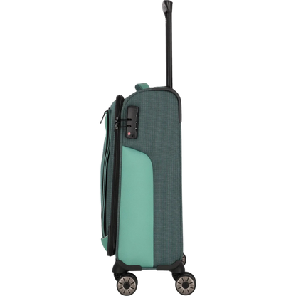 Travelite Viia  4-Rollen Handgepäck Trolley S 55 cm -Eukalyptus KOFFER-PLUS.COM