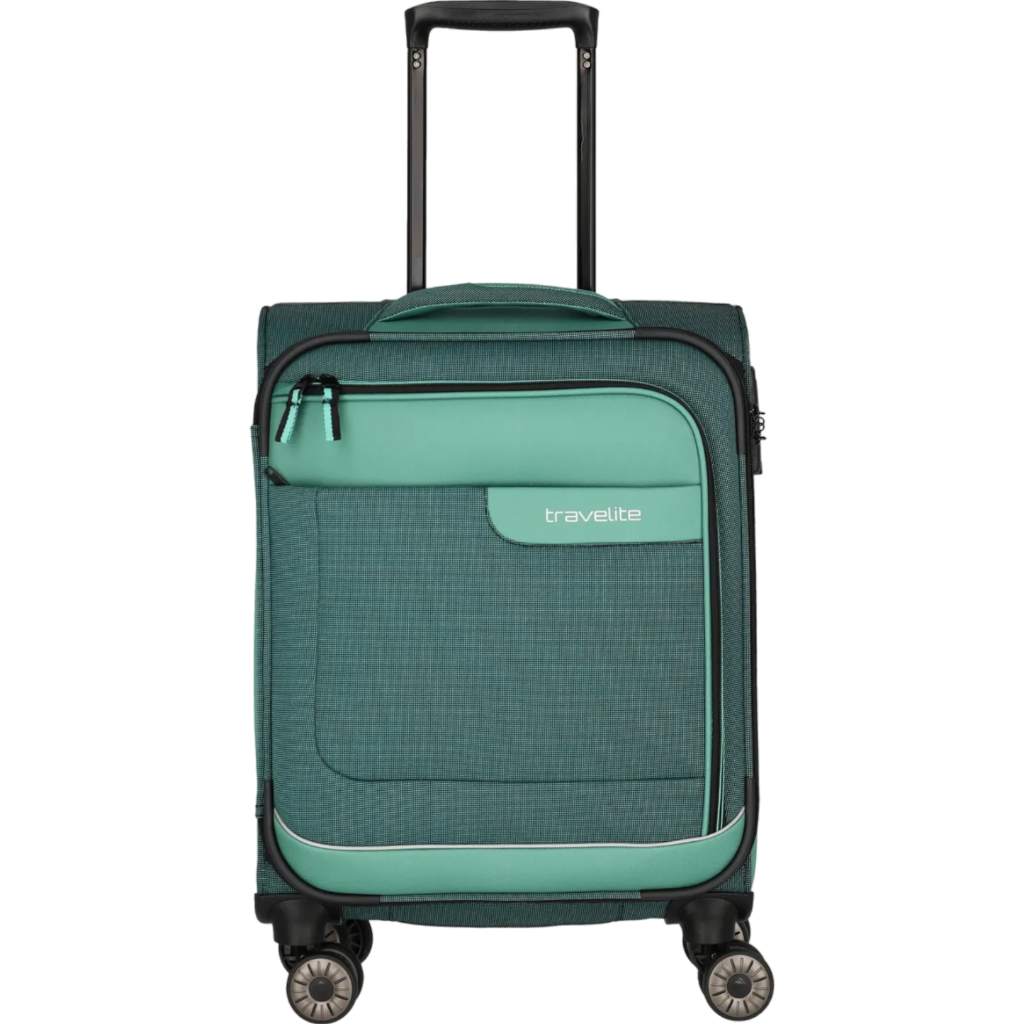 Travelite Viia  4-Rollen Handgepäck Trolley S 55 cm -Eukalyptus KOFFER-PLUS.COM